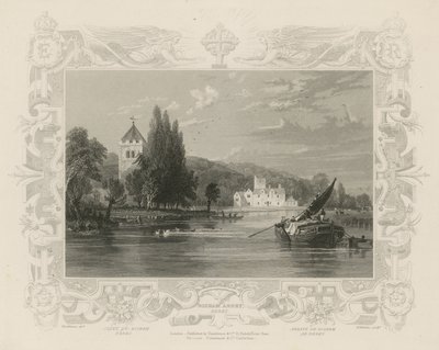 View of the Thames near Bisham Abbey by William Tombleson